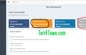How to withdraw zugacoin
