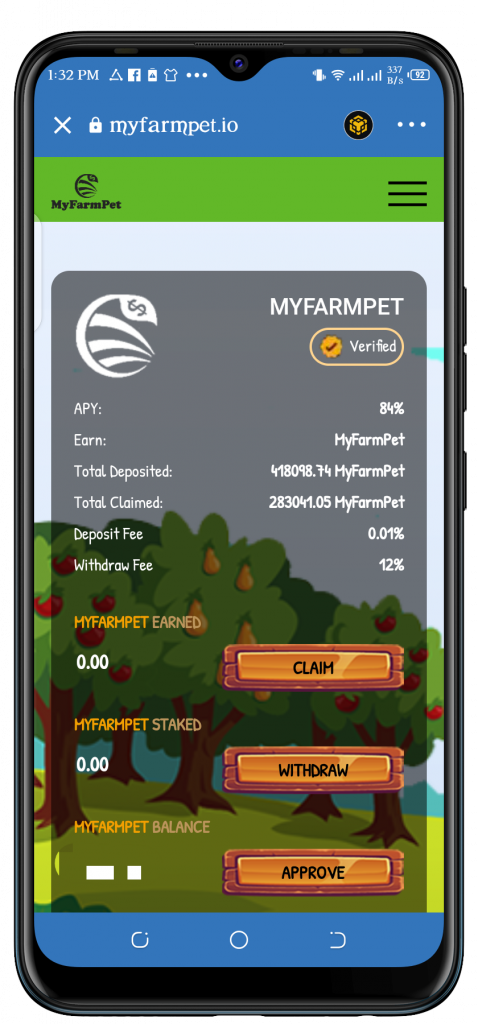 6 Easy Steps To Stake FarmPet, Earn 84% APY Passive Income 7